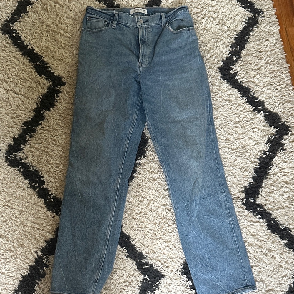 Abercrombie & Fitch Light Blue High Rise Jeans